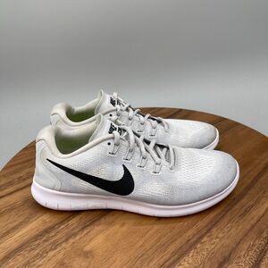 Nike Free RN Shoes Womens Size 8.5 White Running Comfort Walking Gym Sneakers